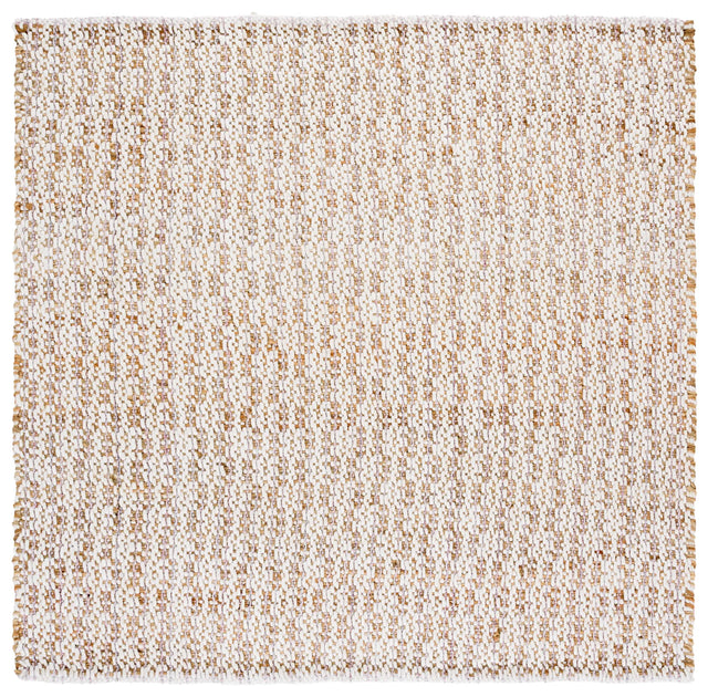 Safavieh Natural Fiber 6'-0" x 6'-0" Rug in Natural / Pink