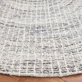 Safavieh Abstract 6'-0" x 6'-0" Rug in Black / Ivory