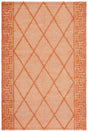 Safavieh Natural Fiber 4'-0" x 6'-0" Rug in Orange / Natural