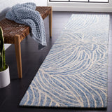 Safavieh Metro 2'-3" x 9'-0" Rug in Blue / Ivory