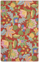 Safavieh Jardin 4'-0" x 6'-0" Rug in Red / Multi