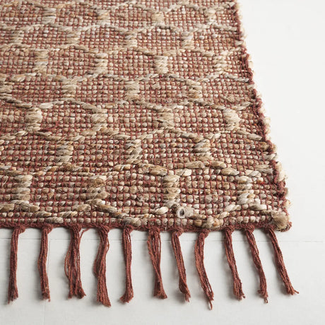 Safavieh Cape Cod 4'-0" x 6'-0" Rug in Rust / Natural