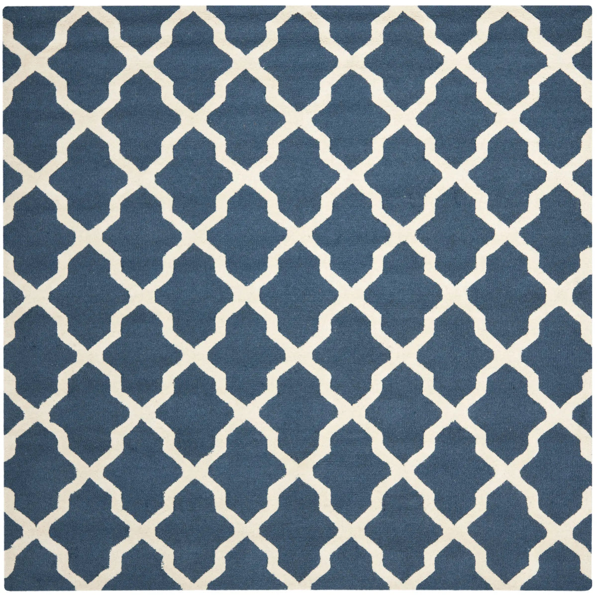 Safavieh Cambridge 8'-0" x 8'-0" Rug in Navy Blue / Ivory