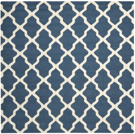 Safavieh Cambridge 8'-0" x 8'-0" Rug in Navy Blue / Ivory