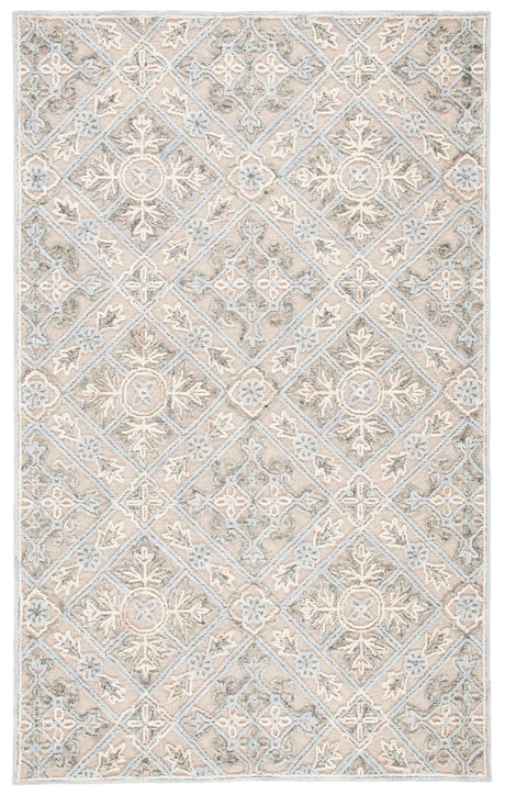 Safavieh Trace 4'-0" x 6'-0" Rug in Beige / Silver