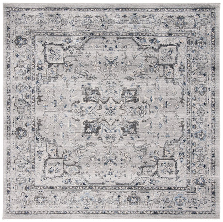 Safavieh Charleston 6'-7" x 6'-7" Rug in Grey / Dark Grey