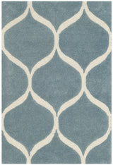 Safavieh Cambridge 2'-0" x 3'-0" Rug in Light Blue / Ivory