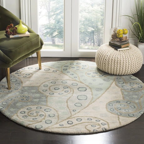 Safavieh Bella 5'-0" x 5'-0" Rug in Sage / Multi