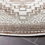 Safavieh Havana 6'-7" x 6'-7" Rug in Light Brown / Ivory
