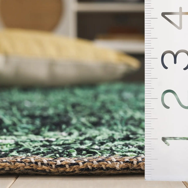 Safavieh Cape Cod 4'-0" x 6'-0" Rug in Green / Black