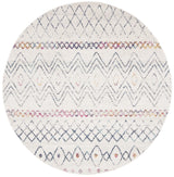Safavieh Madison 700 5'-3" x 5'-3" Rug in Ivory / Dark Blue