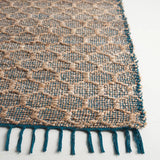 Safavieh Cape Cod 4'-0" x 6'-0" Rug in Navy / Natural
