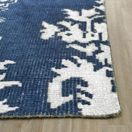 Safavieh Stone Wash 2'-6" x 12'-0" Rug in Indigo