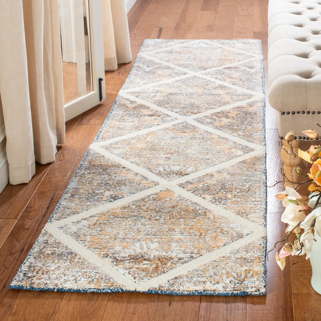 Safavieh Artistry 600 2'-3" x 9'-0" Rug in Ivory / Gold