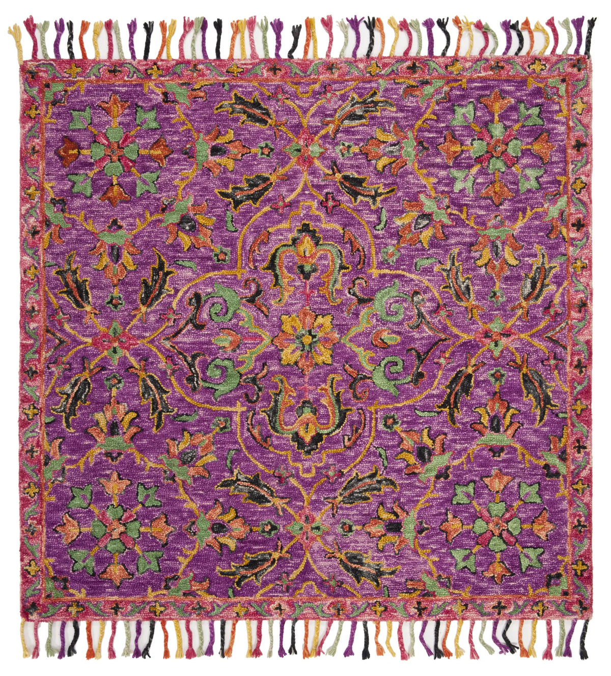 Safavieh Blossom 6'-0" x 6'-0" Rug in Purple / Multi