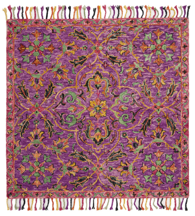 Safavieh Blossom 6'-0" x 6'-0" Rug in Purple / Multi