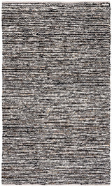 Safavieh Natura 4'-0" x 6'-0" Rug in Black / Ivory