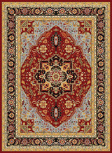 Safavieh Lyndhurst 10'-0" x 14'-0" Rug in Red / Black