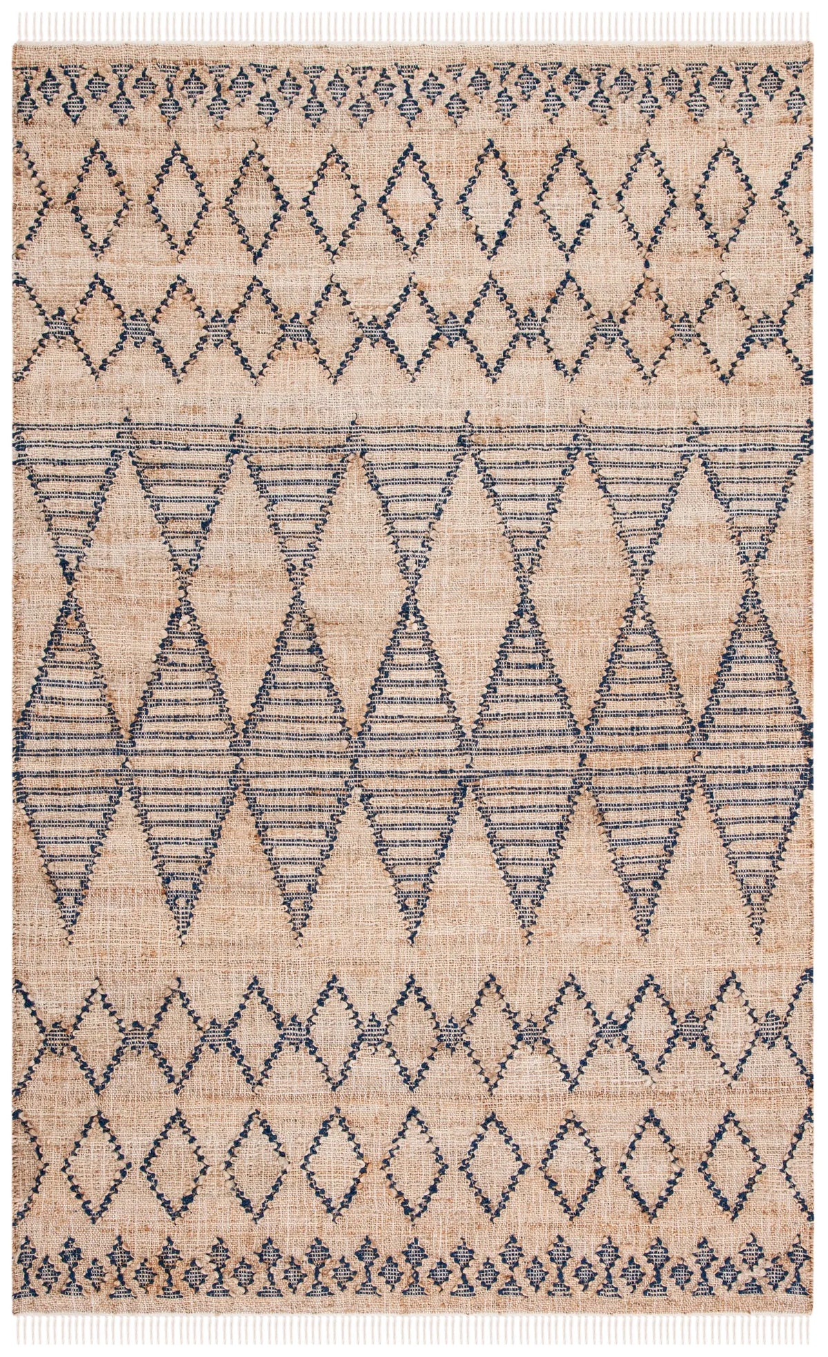 Safavieh Natural Fiber 4'-0" x 6'-0" Rug in Blue / Natural