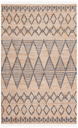 Safavieh Natural Fiber 4'-0" x 6'-0" Rug in Blue / Natural