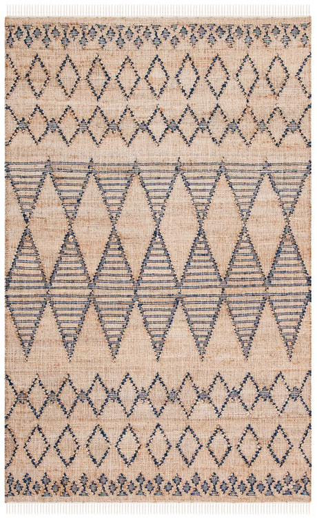 Safavieh Natural Fiber 4'-0" x 6'-0" Rug in Blue / Natural