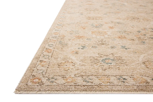 Chris Loves Julia x Loloi Palma PLM-11 Natural / Multi Rug - rug corner