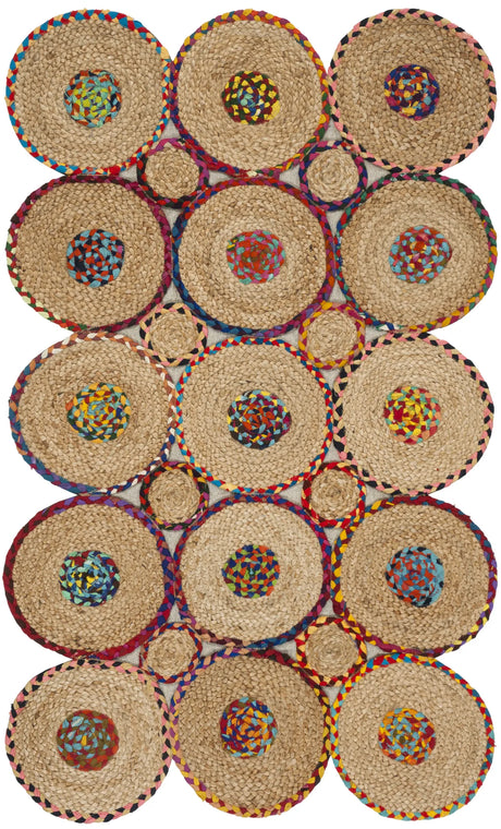 Safavieh Cape Cod 3'-0" x 5'-0" Rug in Red / Natural