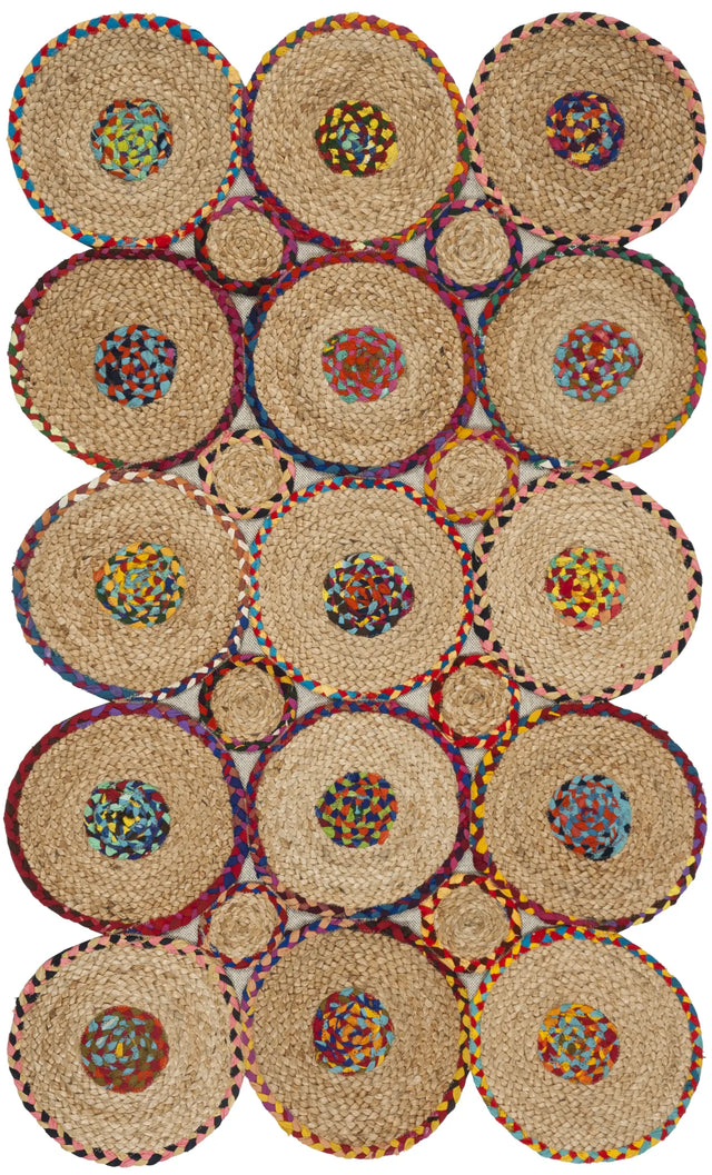 Safavieh Cape Cod 3'-0" x 5'-0" Rug in Red / Natural
