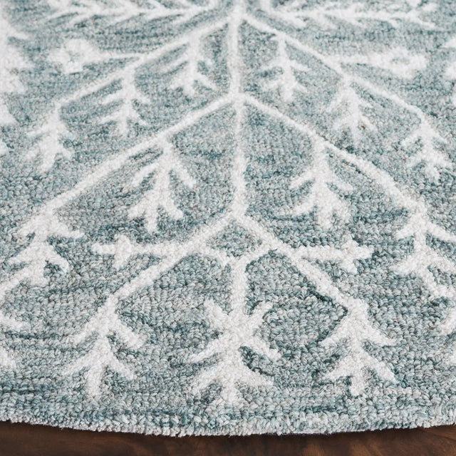 Safavieh Jardin 6'-0" x 6'-0" Rug in Blue / Ivory