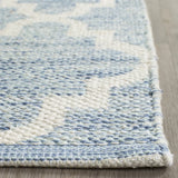 Safavieh Montauk 5'-0" x 7'-0" Rug in Light Blue / Ivory