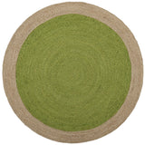 Safavieh Natural Fiber 5'-0" x 5'-0" Rug in Green / Natural