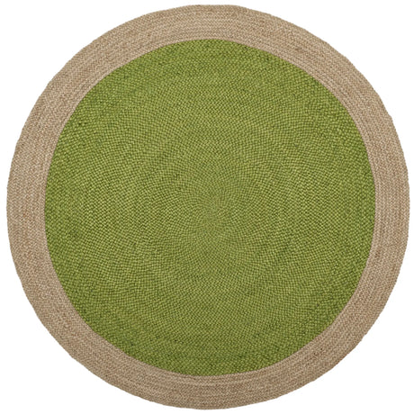 Safavieh Natural Fiber 5'-0" x 5'-0" Rug in Green / Natural
