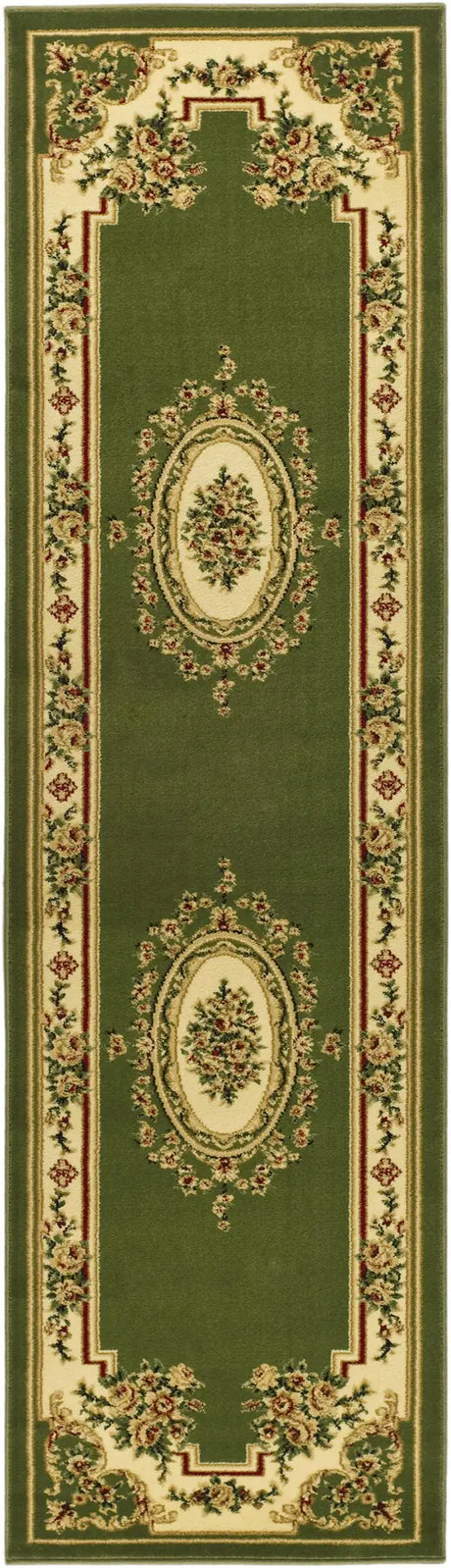 Safavieh Lyndhurst 2'-3" x 8'-0" Rug in Sage / Ivory