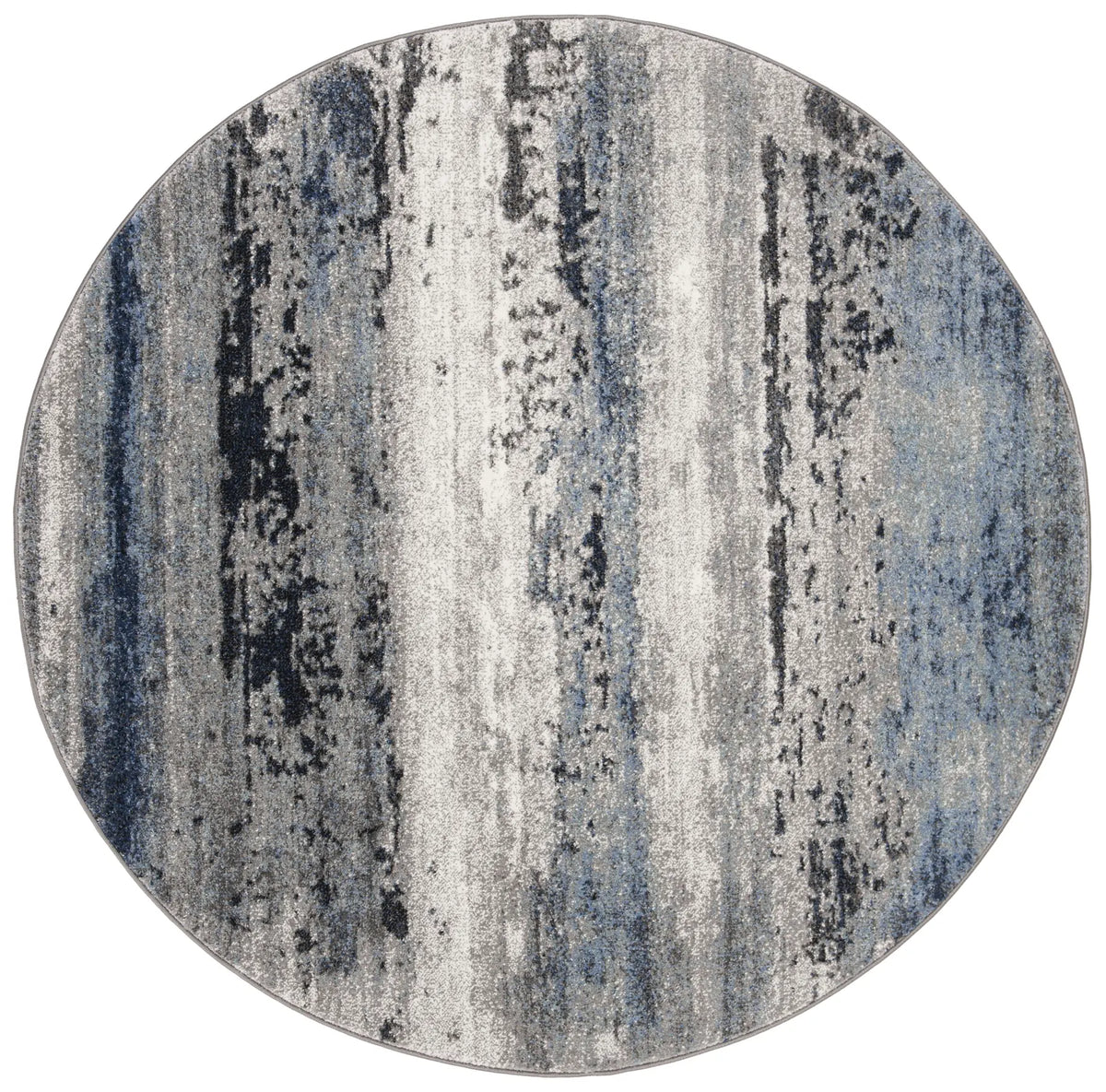 Safavieh Galaxy 5'-3" x 5'-3" Rug in Grey / Ivory