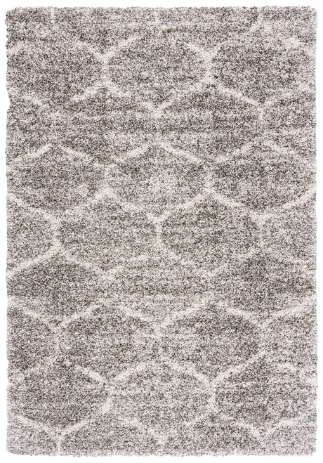 Safavieh Hudson Shag 4'-0" x 6'-0" Rug in Grey / Ivory