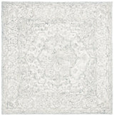 Safavieh Trace 6'-0" x 6'-0" Rug in Ivory / Charcoal