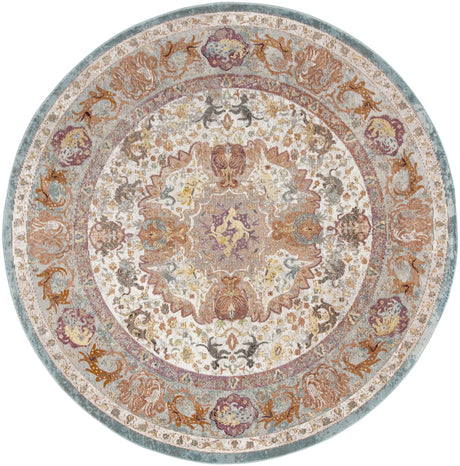 Safavieh Aria 6'-5" x 6'-5" Rug in Beige / Orange