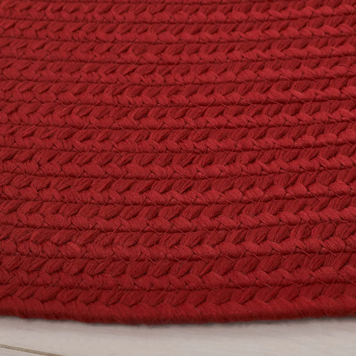 Safavieh Braided 6'-0" x 6'-0" Rug in Rust