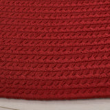 Safavieh Braided 6'-0" x 6'-0" Rug in Rust