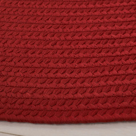 Safavieh Braided 6'-0" x 6'-0" Rug in Rust