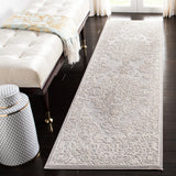 Safavieh Reflection 2'-3" x 10'-0" Rug in Light Grey / Cream