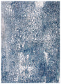 Safavieh Aston 4'-0" x 6'-0" Rug in Navy / Grey
