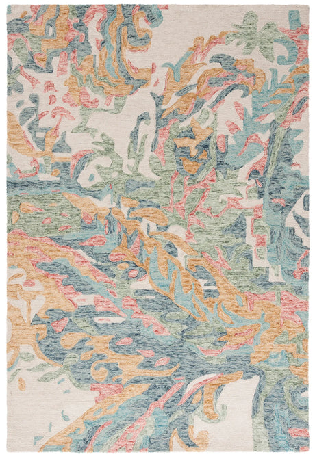 Safavieh Jardin 4'-0" x 6'-0" Rug in Ivory / Pink