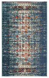 Safavieh Monaco 3'-0" x 5'-0" Rug in Blue / Ivory