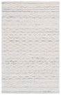 Safavieh Ebony 3'-0" x 5'-0" Rug in Light Grey / Ivory