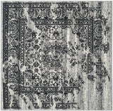 Safavieh Adirondack 6'-0" x 6'-0" Rug in Silver / Black