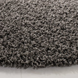 Safavieh Sga-Athens Shag 6'-7" x 6'-7" Rug in Dark Grey
