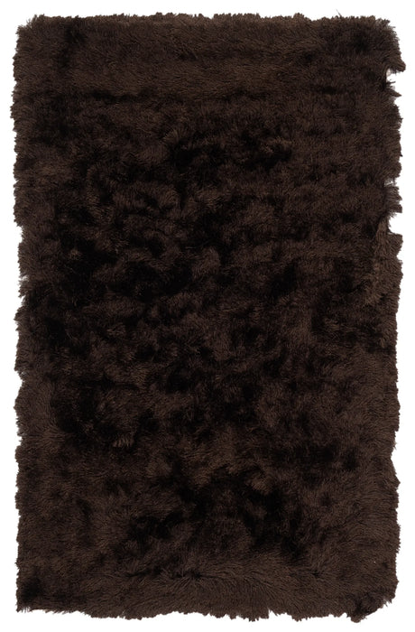 Safavieh Shag 3'-0" x 5'-0" Rug in Chocolate