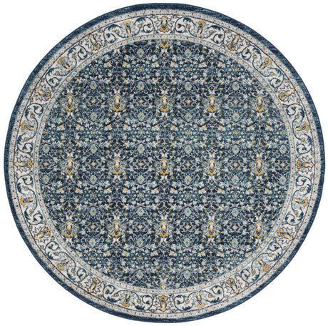 Safavieh Madison 6'-7" x 6'-7" Rug in Navy / Creme