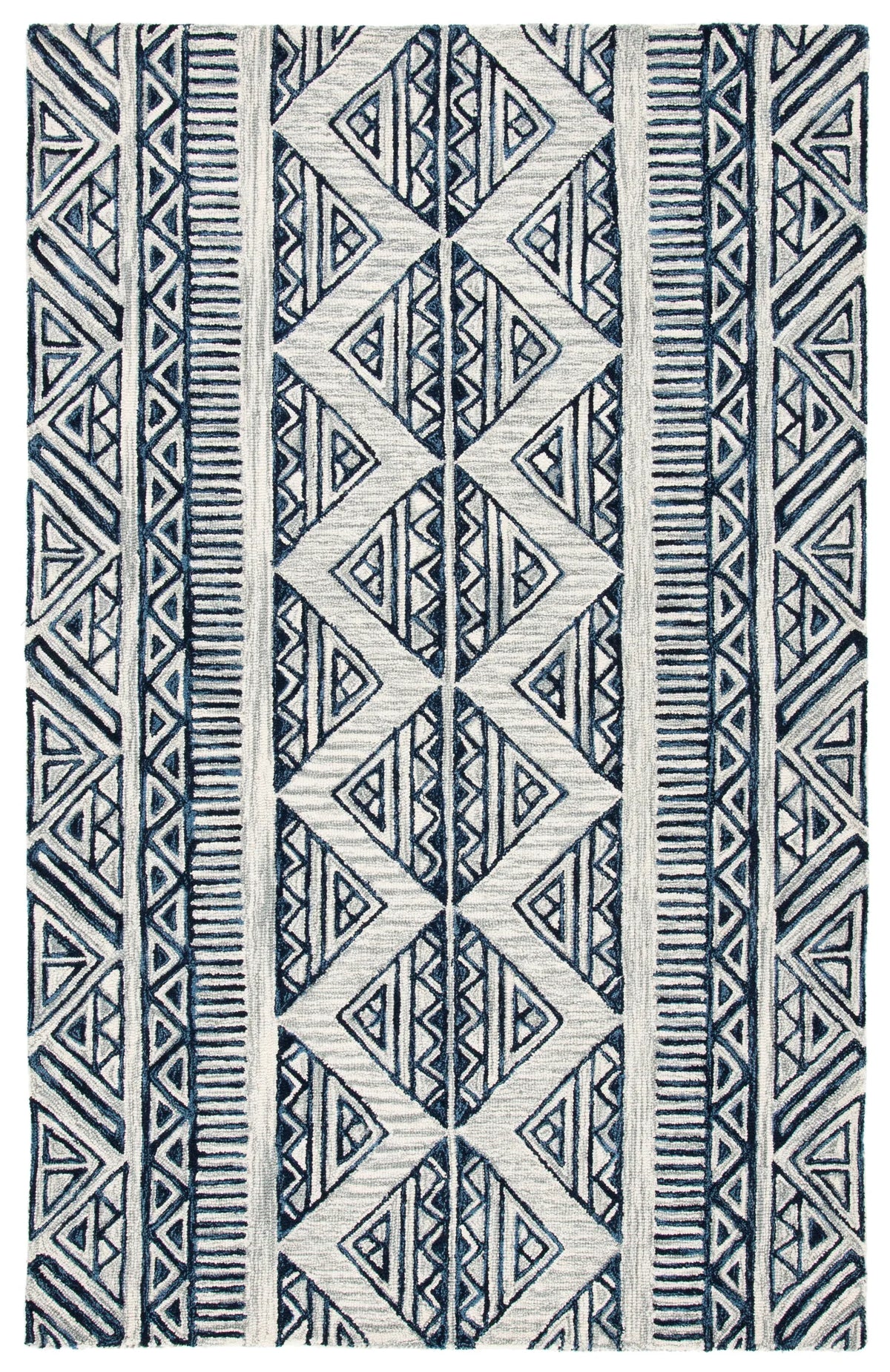 Safavieh Metro 4'-0" x 6'-0" Rug in Blue / Ivory
